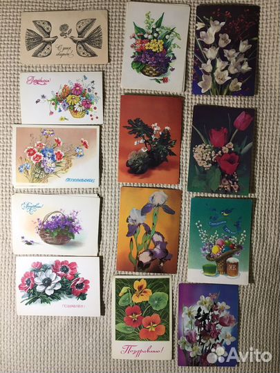 Открытки СССР чистые