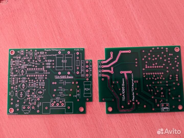 Плата TDA1085c для регулятора оборотов