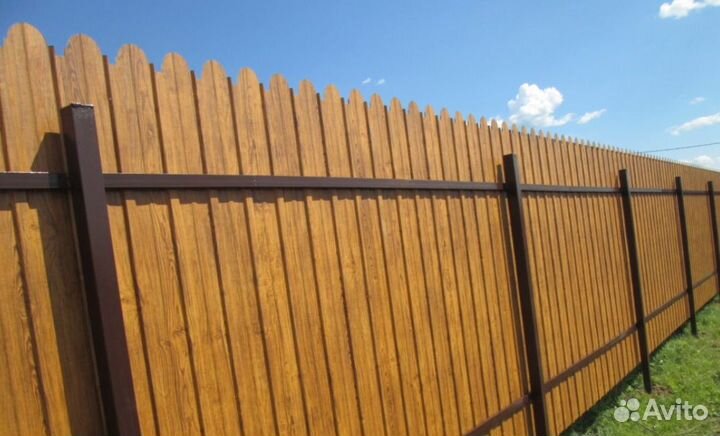 Забор из профнастила замер бесплатно быстро