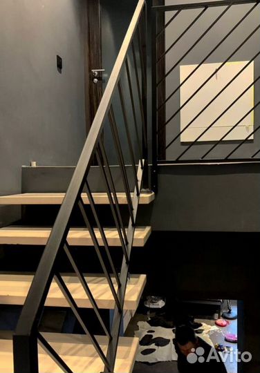 Металлокаркас для лестницы 