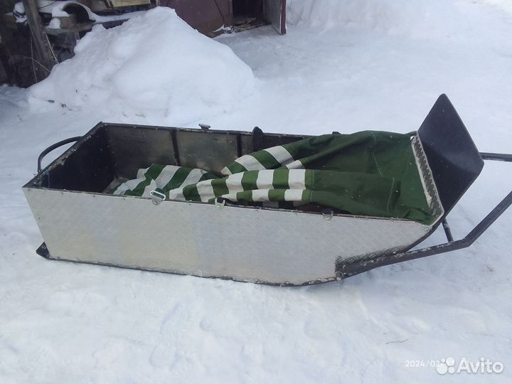 Сани для снегохода бу