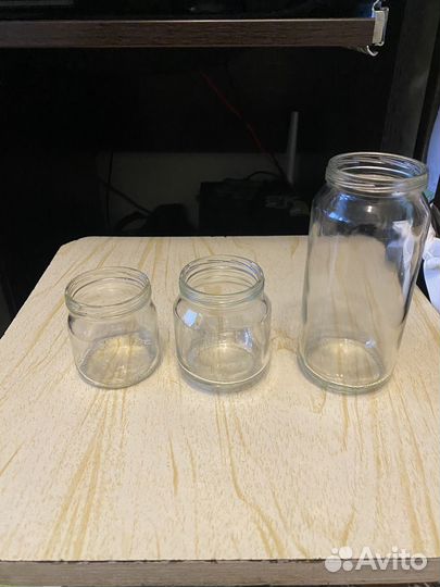 Банки стеклянные от детского питания