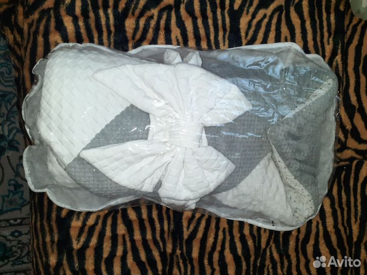 Зимний конверт на выписку