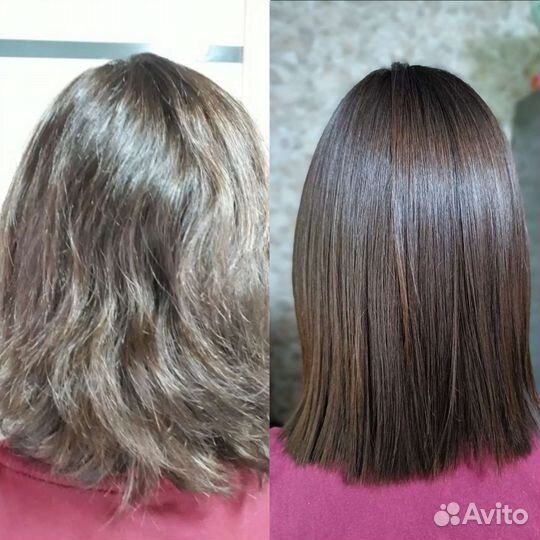 Кератиновое выпрямление волос, ботокс