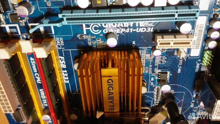 GA-EP41-UD3L, Intel 4 ядра, 4Гб озу, кулер