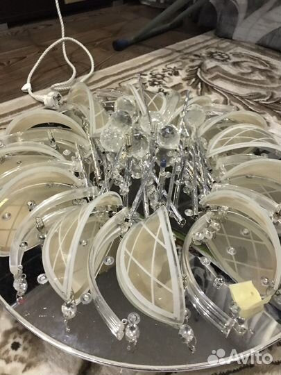 Люстра потолочная светодиодная с пультом