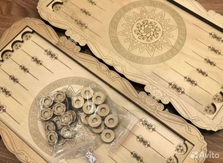 Нарды резные ручной работы