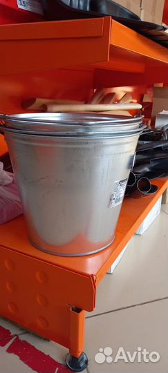 Ведро из оцинкованной стали