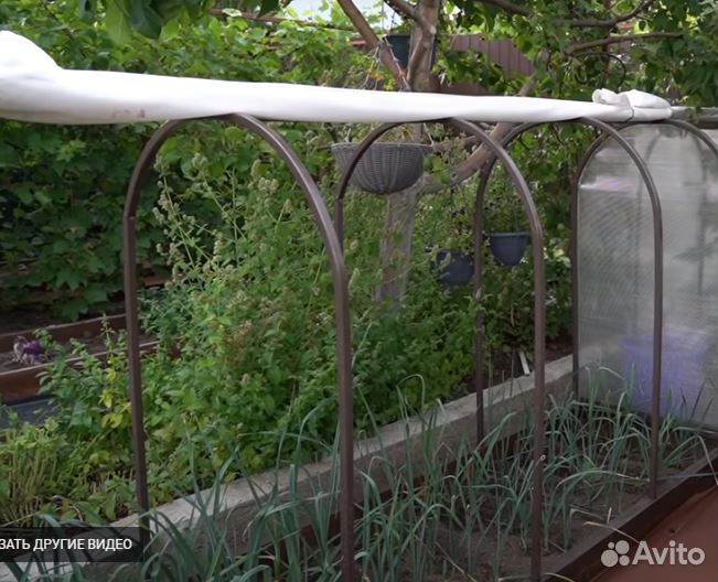 Дуги для парника из металлического профиля