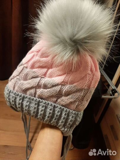 Зимняя шапка новая 50