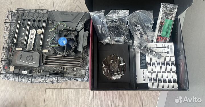 Мат плата, связка MSI Z270A gaming M7 сокет 1151