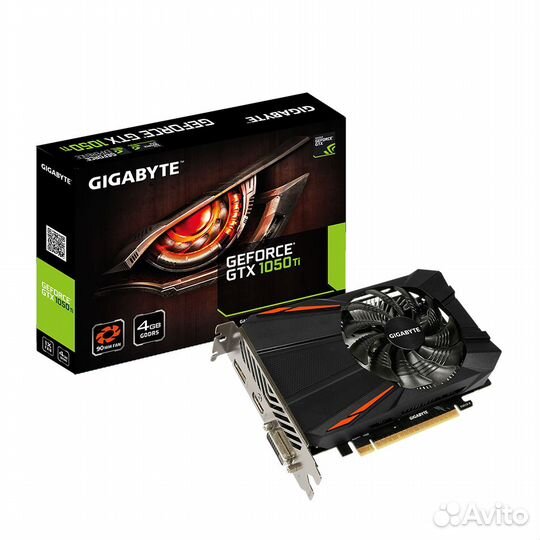 Б/У Видеокарта gigabyte GeForce GTX 1050 Ti GV-N10