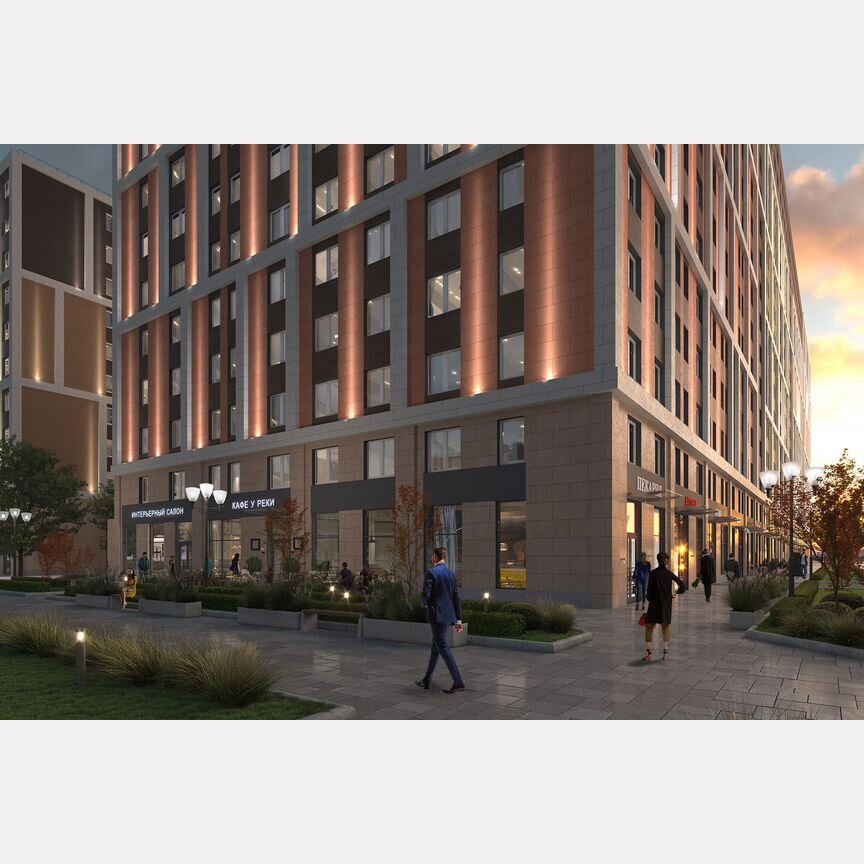 3-к. апартаменты, 74,1 м², 12/17 эт.