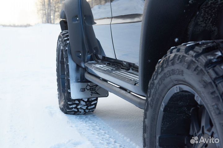 Пороги силовые BMS alfa для УАЗ Patriot 2016-2020