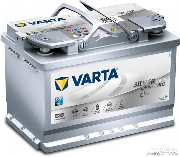 Аккумулятор Varta AGM 70Ah Обратная полярность