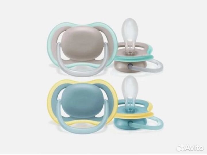 Пустышки philips avent ultra air 18 мес+