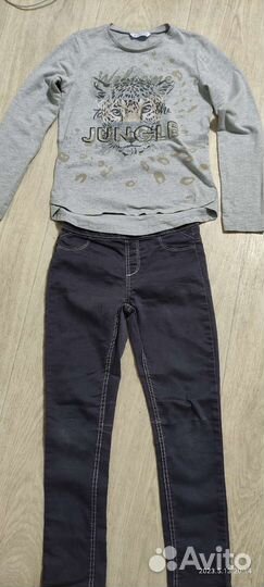 Вещи пакетом на девочку 122-128