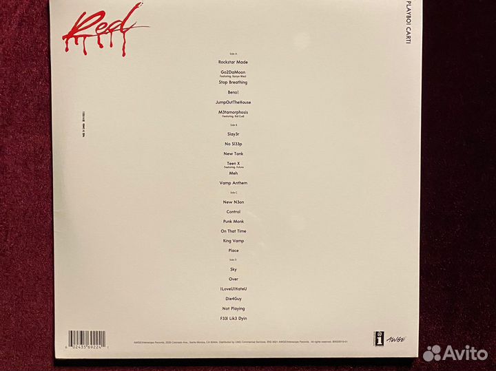 Винил Playboi Carti «Whole Lotta Red»