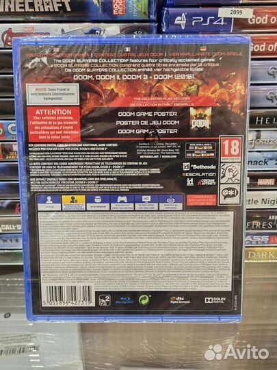 Игра PS4 doom Slayers Collection