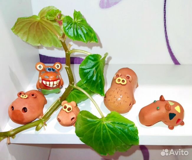 Окарина бегемот коллекция свистков