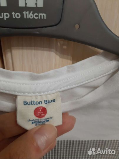 Лонгслив Button blue р.122