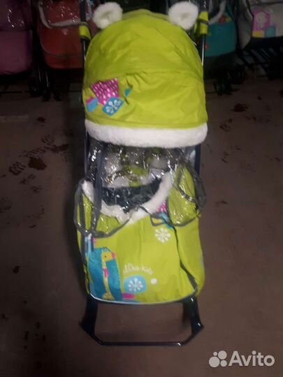 Санки коляска ника