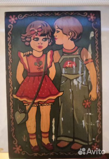 Шкатулка деревянная СССР