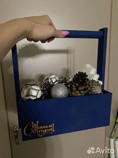 Ящик деревянный подарочный