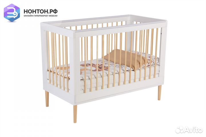 Кроватка детская Polini kids Simple 360 белый / на