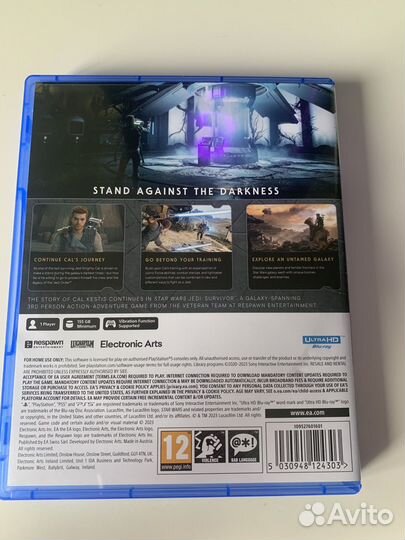 Игра для приставки PS5 StarWars Jedi Survivor
