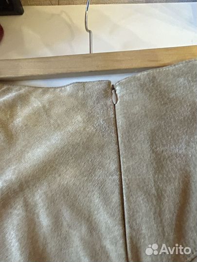 Юбка натуральная замша р.М