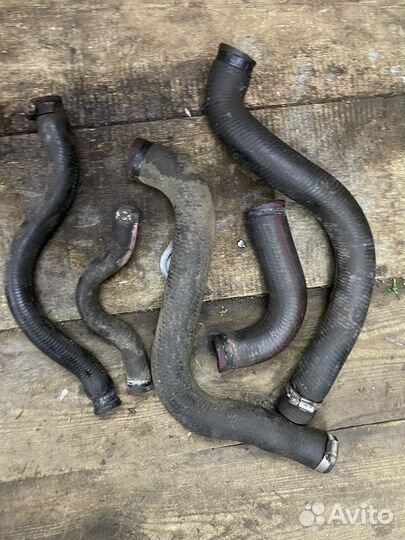 Патрубки радиатора и печки