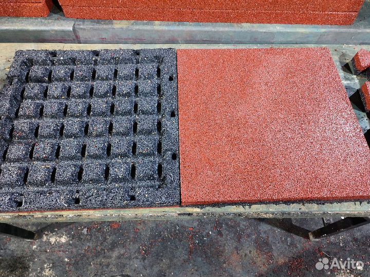 Резиновая плитка 500х500х50