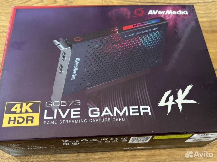 Карта видеозахвата AVerMedia Live Gamer 4K