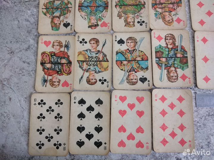 Карты игральные колода 36 шт. СССР