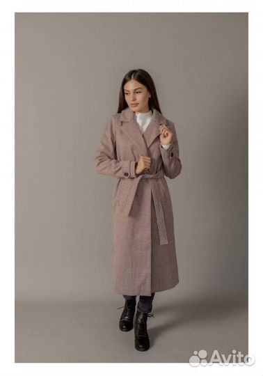 Пальто-халат женское демисезонное 42 размер
