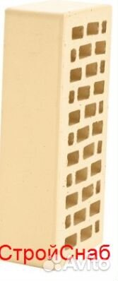 Кирпич лср 1 нф Бежевый гладкий