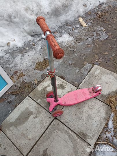 Самокат детский трехколесный бу