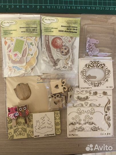 Материалы для скрапбукинга: бумага, декор