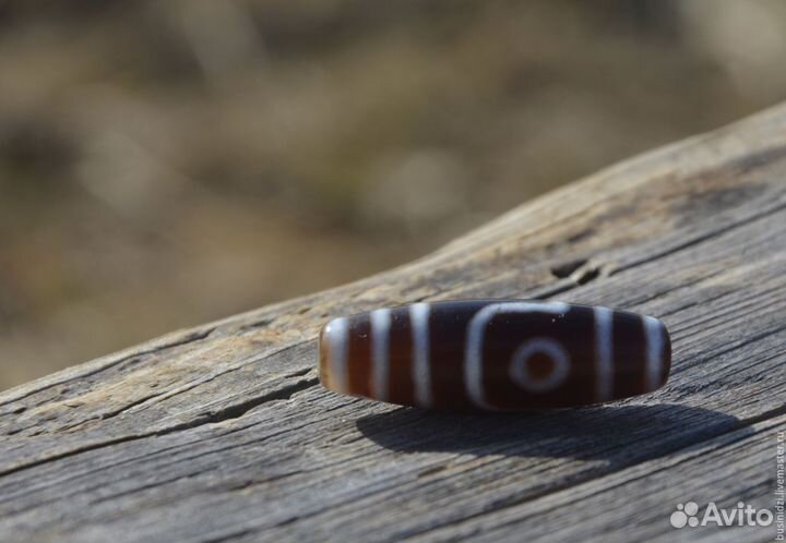 Бусина Дзи 2х-глазая