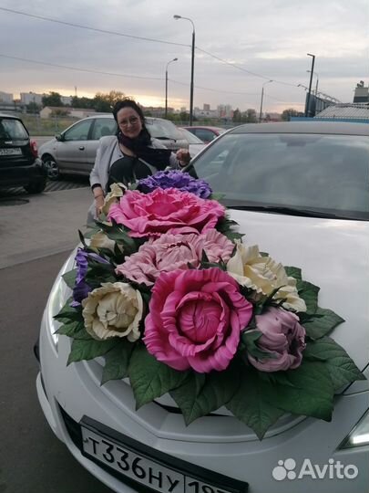 Аренда свадебного украшения на авто