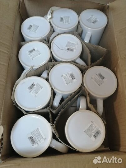 Кружки белые