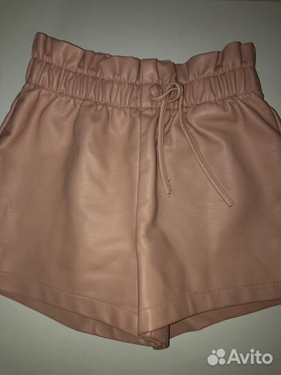 Шорты кожаные