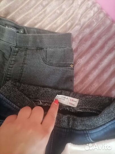 Вещи пакетом на девочку 128р