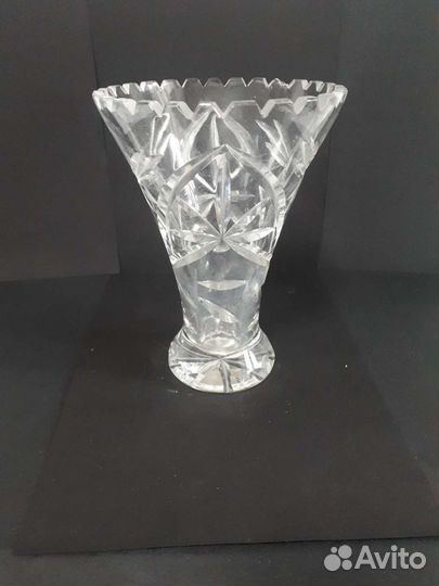 Ваза хрустальная СССР 18,5 см