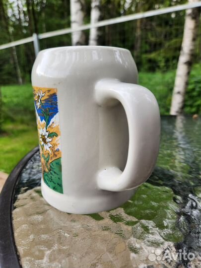 Керамическая пивная кружка