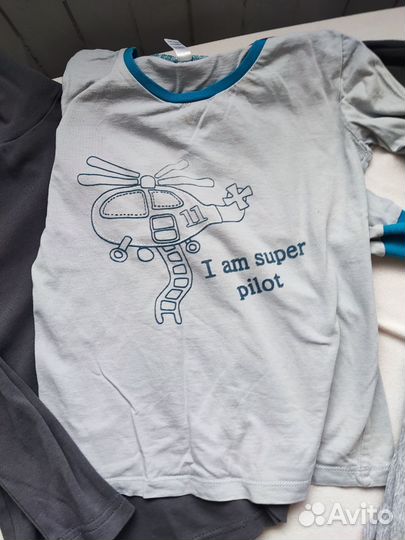 Кофты с длинным рукавом пакетом 116-122