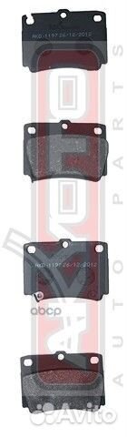 Тормозные колодки akd1197 akd1197 akyoto