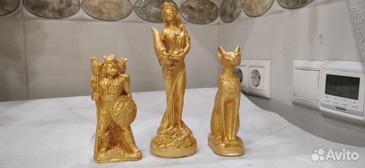 Статуэтки Один Фортуна Бастет цв золото