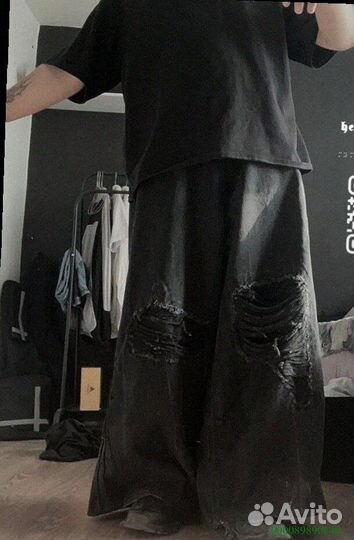 Vetements Мега Широкие джинсы baggy SS24 (Арт.8805